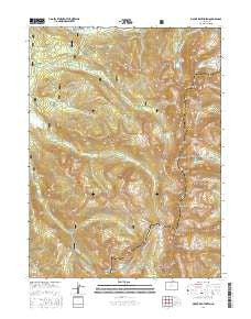 Mount Richthofen Colorado Current topographic map, 1:24000 scale, 7.5 X 7.5 Minute, Year 2016