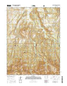 Mount Sneffels Colorado Current topographic map, 1:24000 scale, 7.5 X 7.5 Minute, Year 2016