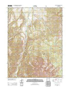 Mount Sopris Colorado Historical topographic map, 1:24000 scale, 7.5 X 7.5 Minute, Year 2013