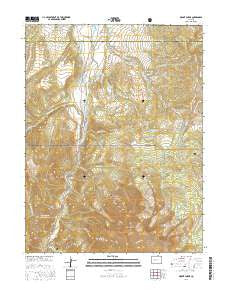 Mount Sopris Colorado Current topographic map, 1:24000 scale, 7.5 X 7.5 Minute, Year 2016