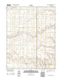 Mount Sunflower NE Colorado Historical topographic map, 1:24000 scale, 7.5 X 7.5 Minute, Year 2013