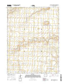 Mount Sunflower NW Colorado Current topographic map, 1:24000 scale, 7.5 X 7.5 Minute, Year 2016