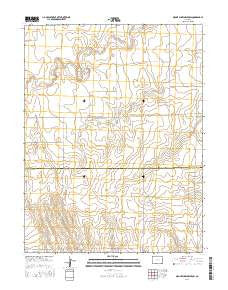 Mount Sunflower SW Colorado Current topographic map, 1:24000 scale, 7.5 X 7.5 Minute, Year 2016
