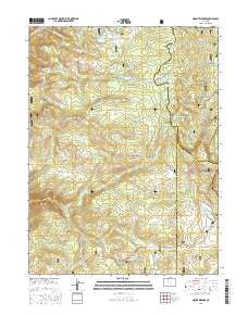 Mount Werner Colorado Current topographic map, 1:24000 scale, 7.5 X 7.5 Minute, Year 2016