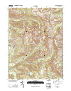 Mount Zirkel Colorado Historical topographic map, 1:24000 scale, 7.5 X 7.5 Minute, Year 2013
