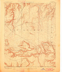 Mt Carrizo Colorado Historical topographic map, 1:125000 scale, 30 X 30 Minute, Year 1892