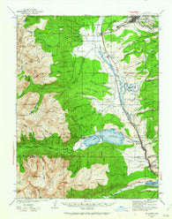 Mt Elbert Colorado Historical topographic map, 1:62500 scale, 15 X 15 Minute, Year 1935