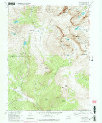 Mt Evans Colorado Historical topographic map, 1:24000 scale, 7.5 X 7.5 Minute, Year 1957