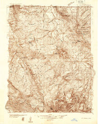 Mt. Powell Colorado Historical topographic map, 1:48000 scale, 15 X 15 Minute, Year 1933