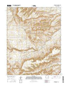 Muldoon Hill Colorado Current topographic map, 1:24000 scale, 7.5 X 7.5 Minute, Year 2016