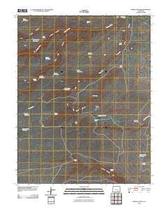 Myers Canyon Colorado Historical topographic map, 1:24000 scale, 7.5 X 7.5 Minute, Year 2010