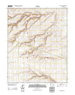 Myers Canyon Colorado Historical topographic map, 1:24000 scale, 7.5 X 7.5 Minute, Year 2013