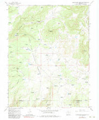 Narraguinnep Mountain Colorado Historical topographic map, 1:24000 scale, 7.5 X 7.5 Minute, Year 1965