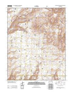 Narraguinnep Mountain Colorado Historical topographic map, 1:24000 scale, 7.5 X 7.5 Minute, Year 2013