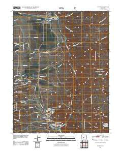 Nathrop Colorado Historical topographic map, 1:24000 scale, 7.5 X 7.5 Minute, Year 2011