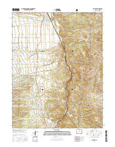 Nathrop Colorado Current topographic map, 1:24000 scale, 7.5 X 7.5 Minute, Year 2016