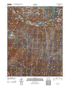 Naturita Colorado Historical topographic map, 1:24000 scale, 7.5 X 7.5 Minute, Year 2011
