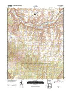 Naturita Colorado Historical topographic map, 1:24000 scale, 7.5 X 7.5 Minute, Year 2013