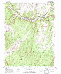 Naturita Colorado Historical topographic map, 1:24000 scale, 7.5 X 7.5 Minute, Year 1994