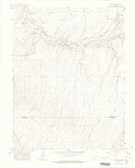 Naturita Colorado Historical topographic map, 1:24000 scale, 7.5 X 7.5 Minute, Year 1964