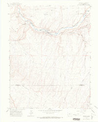 Naturita Colorado Historical topographic map, 1:24000 scale, 7.5 X 7.5 Minute, Year 1964