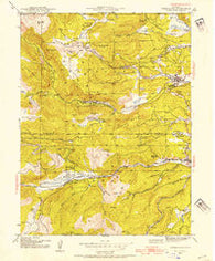 Nederland Colorado Historical topographic map, 1:24000 scale, 7.5 X 7.5 Minute, Year 1942
