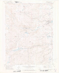 Nederland Colorado Historical topographic map, 1:24000 scale, 7.5 X 7.5 Minute, Year 1972