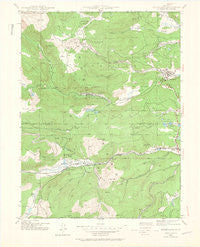 Nederland Colorado Historical topographic map, 1:24000 scale, 7.5 X 7.5 Minute, Year 1942