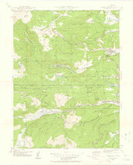 Nederland Colorado Historical topographic map, 1:24000 scale, 7.5 X 7.5 Minute, Year 1942