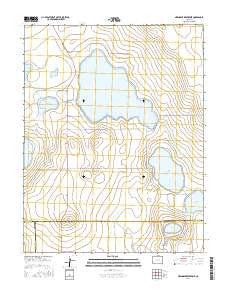 Neenoshe Reservoir Colorado Current topographic map, 1:24000 scale, 7.5 X 7.5 Minute, Year 2016