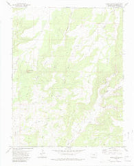 Negro Canyon Colorado Historical topographic map, 1:24000 scale, 7.5 X 7.5 Minute, Year 1979