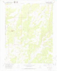 Negro Canyon Colorado Historical topographic map, 1:24000 scale, 7.5 X 7.5 Minute, Year 1979