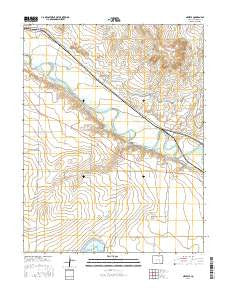 Nepesta Colorado Current topographic map, 1:24000 scale, 7.5 X 7.5 Minute, Year 2016