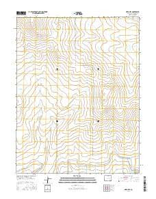 Nero Hill Colorado Current topographic map, 1:24000 scale, 7.5 X 7.5 Minute, Year 2016