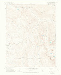 New York Peak Colorado Historical topographic map, 1:24000 scale, 7.5 X 7.5 Minute, Year 1960