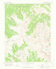 New York Peak Colorado Historical topographic map, 1:24000 scale, 7.5 X 7.5 Minute, Year 1960