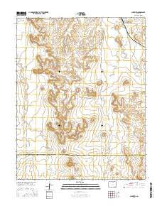 Ninaview Colorado Current topographic map, 1:24000 scale, 7.5 X 7.5 Minute, Year 2016