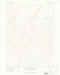 Ninemile Gap Colorado Historical topographic map, 1:24000 scale, 7.5 X 7.5 Minute, Year 1966
