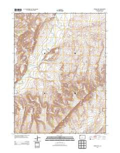 Ninemile Hill Colorado Historical topographic map, 1:24000 scale, 7.5 X 7.5 Minute, Year 2013