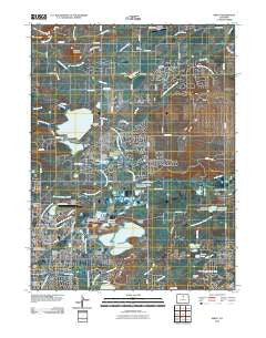 Niwot Colorado Historical topographic map, 1:24000 scale, 7.5 X 7.5 Minute, Year 2010