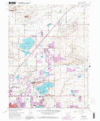 Niwot Colorado Historical topographic map, 1:24000 scale, 7.5 X 7.5 Minute, Year 1967