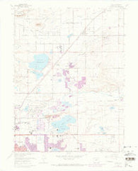 Niwot Colorado Historical topographic map, 1:24000 scale, 7.5 X 7.5 Minute, Year 1967