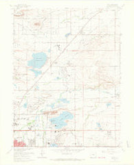 Niwot Colorado Historical topographic map, 1:24000 scale, 7.5 X 7.5 Minute, Year 1967