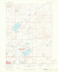 Niwot Colorado Historical topographic map, 1:24000 scale, 7.5 X 7.5 Minute, Year 1967