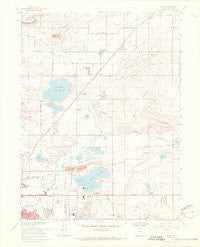 Niwot Colorado Historical topographic map, 1:24000 scale, 7.5 X 7.5 Minute, Year 1967