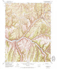 No Name Ridge Colorado Historical topographic map, 1:24000 scale, 7.5 X 7.5 Minute, Year 1952