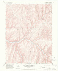 No Name Ridge Colorado Historical topographic map, 1:24000 scale, 7.5 X 7.5 Minute, Year 1952