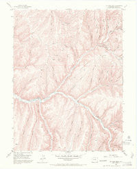 No Name Ridge Colorado Historical topographic map, 1:24000 scale, 7.5 X 7.5 Minute, Year 1952