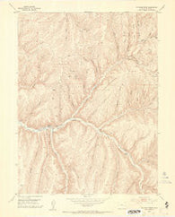 No Name Ridge Colorado Historical topographic map, 1:24000 scale, 7.5 X 7.5 Minute, Year 1952