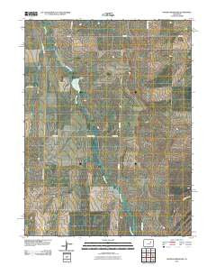 Noonen Reservoir Colorado Historical topographic map, 1:24000 scale, 7.5 X 7.5 Minute, Year 2010